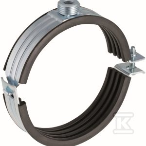 Obejma rurowa 135 z mufą gwintowaną GZ1/2″ do rur Silent-db20 HT, stalowy ocynkowany, sanitarna, do kanalizacji wewnętrznej niskoszumowej 312.813.26.1
