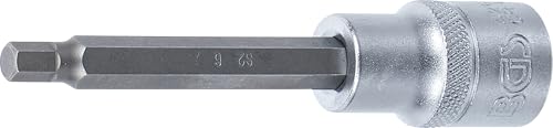 BGS 4261 Nasadka do bitów długość 100 mm 12,5 (1/2") gniazdo sześciokątne 6 - obrazek 1