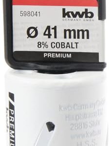 kwb Otwornica HSS Bi Metal Ø 41 mm, 8% stop kobaltu z progresywnym zmiennym zębem i wysoka precyzja do wszechstronnego zastosowania kwb Otwornica HSS Bi Metal Ø 41 mm, 8% stop kobaltu z progresywnym zmiennym zębem i wysoka precyzja do wszechstronnego zastosowania