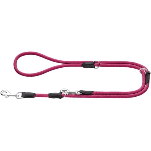 HUNTER Linka retrievera Freestyle, zintegrowana szyja, wytrzymała, odporna na warunki atmosferyczne, 1,0/170 cm, malinowa - obrazek 1