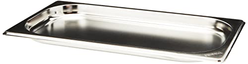 Vogue GM310 stal nierdzewna GN 1/3 patelnia 20 mm 325 x 176 pojemnik na żywność restauracja, srebrny - obrazek 1