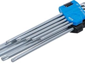 BGS 9375 Zestaw kluczy imbusowych długi + krótkie profil T (do Torx) T10 T50 9 szt. BGS 9375 Zestaw kluczy imbusowych długi + krótkie profil T (do Torx) T10 T50 9 szt.