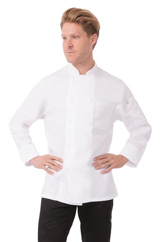 Chef Works B649 L Calgary Cool Vent uniseks kurtka szefa kuchni, duża, biała