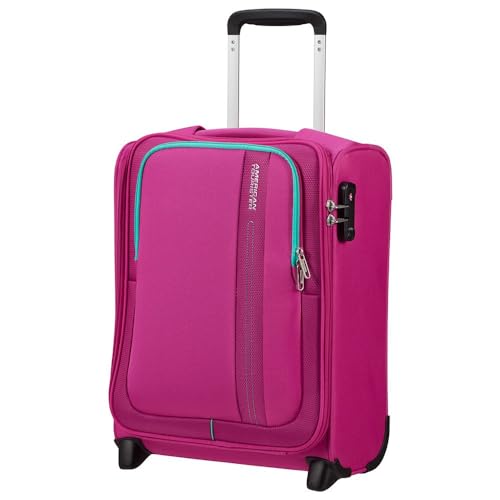 American Tourister Sea Poszukiwacz Upright S, Bagaż podręczny, 45 cm, 28 L, Pink (Deep Fuchsia)