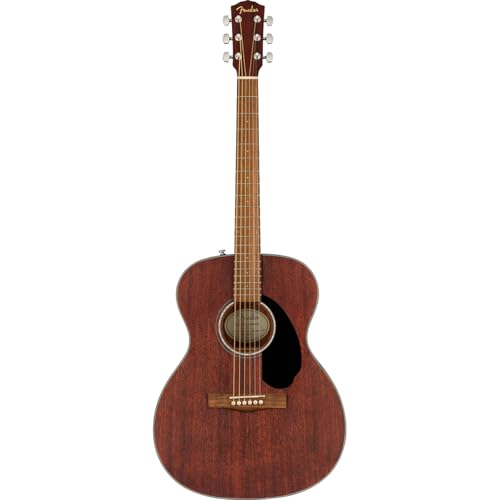 Fender CC 60S koncertowa gitara akustyczna, podstrunnica orzechowa, w całości mahoń, zestawie bezpłatne lekcje wirtualne