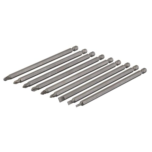 Silverline SB08 zestaw bardzo długich bitów mocy, 9 szt., 150 mm