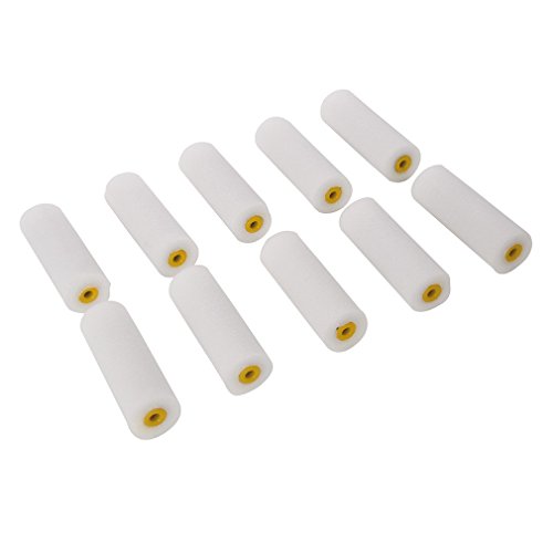 Silverline 398771 mini wałki malarskie, 100 mm, opakowanie 10 szt. Do lakieru błyszczącego - obrazek 1
