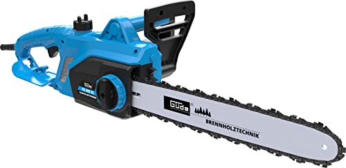 Güde 95031 KS 355 EC elektryczna piła łańcuchowa (1400 W, długość cięcia 345 mm, naprężenie łańcucha bez użycia narzędzi, automatyczne smarowanie łańcucha, wysokiej jakości ostry łańcuch do piły)