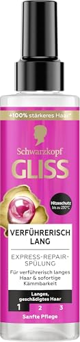 Gliss Kur odżywka regenerująca długa (200 ml), wzmacnia długie włosy, dla idealnego rozczesywania i ochrony przed przyszłymi uszkodzeniami