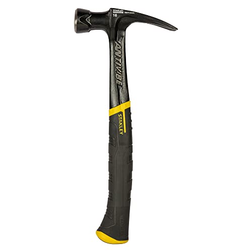 Stanley Antivibe All Steel Rip Młotek, Czarny/Żółty, 450 g