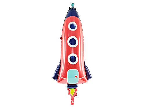 Balon foliowy, Rakieta, 44x115 cm - obrazek 1