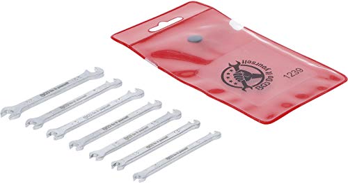 BGS 1239 Zestaw kluczy płaskich dwustronnych mini 3–5,5 mm – 7 szt.