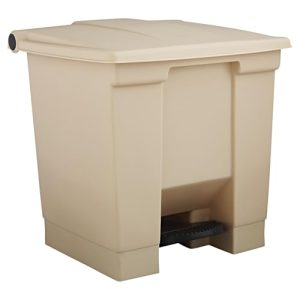 Rubbermaid Commercial Products FG614300BEIG, 40 x cm 20 galaretowy plastikowy prostokątny pojemnik na śmieci beżowy Rubbermaid Commercial Products FG614300BEIG, 40 x cm 20 galaretowy plastikowy prostokątny pojemnik na śmieci beżowy