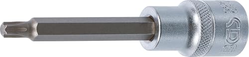 BGS 9628 Nasadka do bitów długość 100 mm napęd 12,5 (1/2″) profil teowy (do Torx) T35