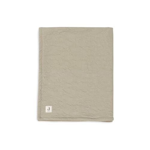 Jollein Koc niemowlęcy do przytulania 75 x 100 cm Soft Waves Olive Green 516 511 67052