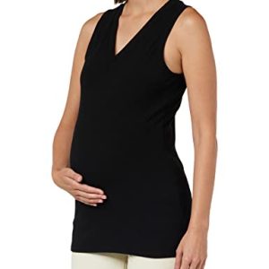 Supermom Damski Top Guyton bez rękawów koszulka na ramiączkach/Cami Shirt, Black P090, M, 38