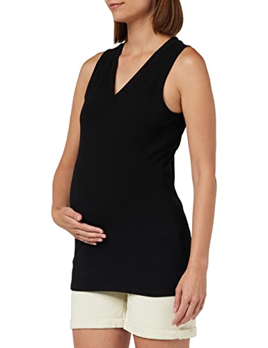 Supermom Damski Top Guyton bez rękawów koszulka na ramiączkach/Cami Shirt, Black P090, M, 38
