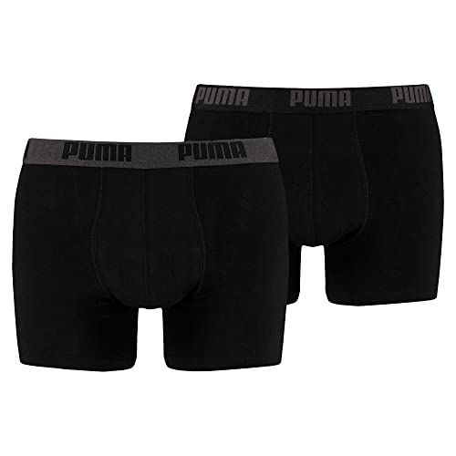 PUMA Basic Boxers Bokserki Mężczyźni , Czarny M