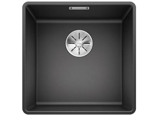 BLANCO SUBLINE 400 F, SILGRANIT® PuraDur®, antracyt, bez pilota odpywu