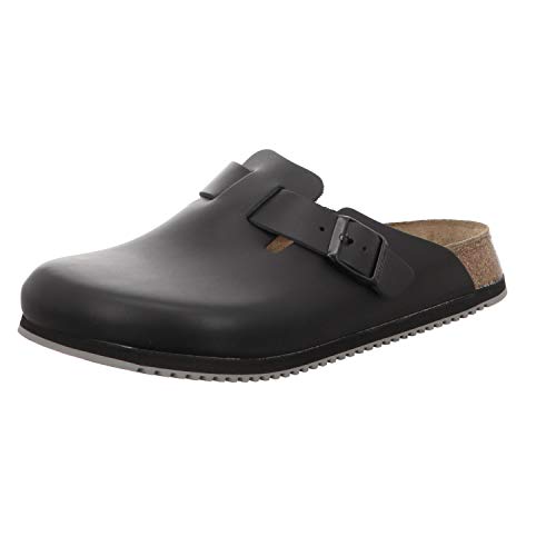 Birkenstock Clogs Boston Klapki, Rozmiar: 39, Czarny Botki