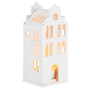 Räder Mini domek świetlny, 6 x 13,5 cm, biały z porcelany Räder Mini domek świetlny, 6 x 13,5 cm, biały z porcelany