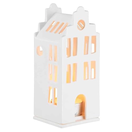Räder Mini domek świetlny, 6 x 13,5 cm, biały z porcelany