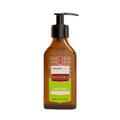 Arganicare Seria Macadamia SERUM REPARATORA Z organicznym olejkiem Przyspiesza wzrost Wzmacnia i zapewnia odporność na wypadanie Włosy suche, zniszczone 100 ml