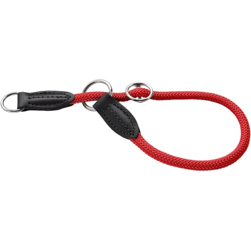 HUNTER Freestyle obroża treningowa z pierścieniem stopowym, 30/8 cm, czerwona - obrazek 1