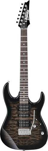 Ibanez GRX70QA TKS GIO Series Gitara elektryczna przezroczysty czarny Sunburst