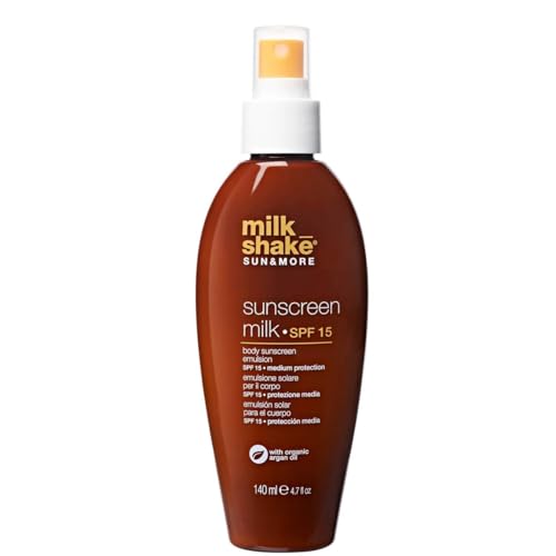 Milk Shake Sun&More Milk, Mleczko do opalania SPF15, chroni i pielęgnuje skórę, 140ml - obrazek 1