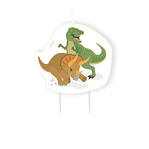 Świeczka na tort 'Happy Dinosaur’, AMSCAN