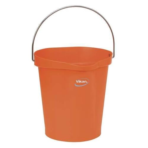 Emmer 12 litrowy polipropylen roestvrij staal325 x 330 mm ook wyspa merdeksel 5687 en wandhouder 16200