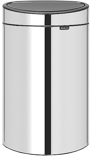 Brabantia Kosz Touch Bin New, 40L, Stal Błyszcząca Brabantia Kosz Touch Bin New, 40L, Stal Błyszcząca