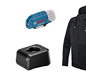 Bosch Professional Ogrzewana bluza GHH 12+18V XA (w zestawie adapter USB GAA 12V 21 + GBA 12 V 2,0 Ah ładowarka GAL 20) rozmiar XL Bosch Professional Ogrzewana bluza GHH 12+18V XA (w zestawie adapter USB GAA 12V 21 + GBA 12 V 2,0 Ah ładowarka GAL 20) rozmiar XL