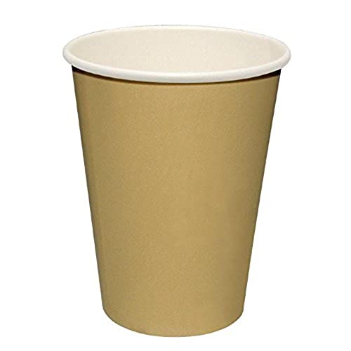Fiesta GF030 gorące kubki z pojedynczymi ścianami, brązowe (opakowanie 1000) - obrazek 1