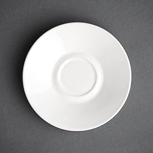 12 x spodki do espresso Olympia biały porcelanowy talerz kuchnia restauracja - obrazek 1