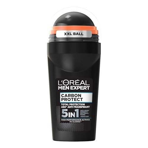 L’Oréal Paris Ale Expert, dezodorant typu roll on, Carbon Protect Intense Ice, 50 ml