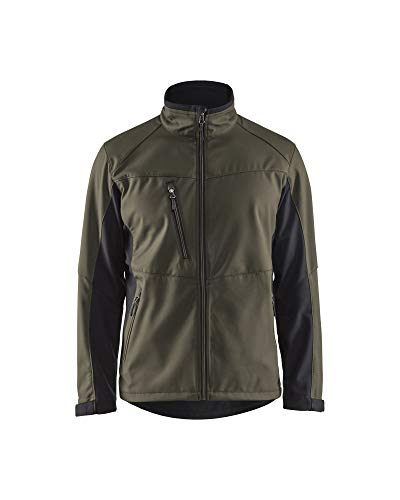 Blakläder 495025164599XS kurtka softshell rozmiar XS ciemnooliwkowo zielony/czarny - obrazek 1