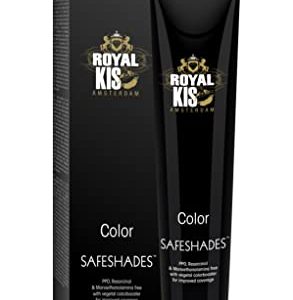 Royal KIS SafeShades permanentny krem do włosów 100 ml 3N wysoka siła krycia, trwały kolor i naturalnie błyszczące włosy bez PPD, MEA rezorcynolu Royal KIS SafeShades permanentny krem do włosów 100 ml 3N wysoka siła krycia, trwały kolor i naturalnie błyszczące włosy bez PPD, MEA rezorcynolu