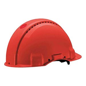 3M Peltor kask ochronny G3000, G30NUR, z czujnikiem Uvicator, ABS, opaską przeciwpotową i systemem zapadkowym, czerwony 3M Peltor kask ochronny G3000, G30NUR, z czujnikiem Uvicator, ABS, opaską przeciwpotową i systemem zapadkowym, czerwony