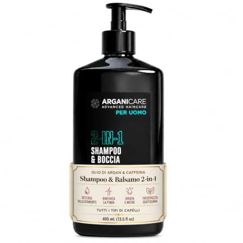 Arganicare AGN045 2w1 Szampon arganowy dla mężczyzn 500 ml Zestaw 2 szt