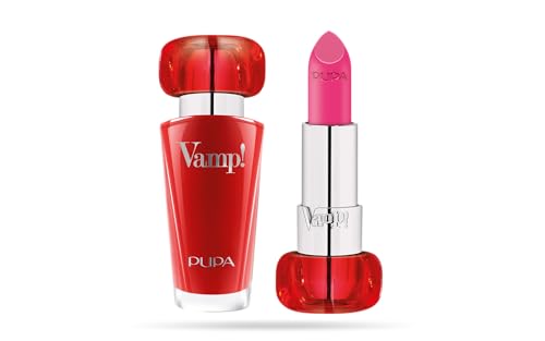 Pupa Milano, Milano Vamp!, 203 Fuchsia Addicted, Pomadka, Fuksja - obrazek 1