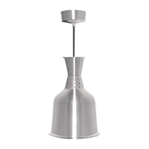 Buffalo DR756 stalowy standardowy cień cieplny srebrne wykończenie, 330 mm x 185 186