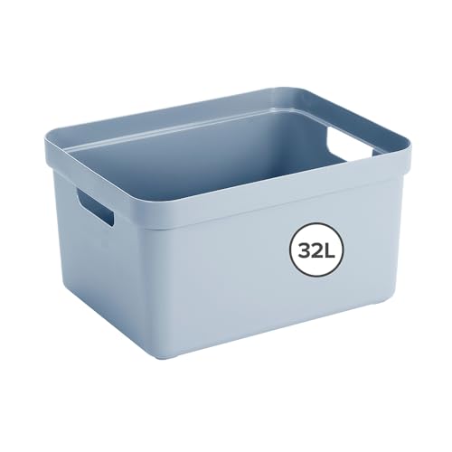 Sunware Sigma Home pojemnik do przechowywania, 32 l, niebieski/szary