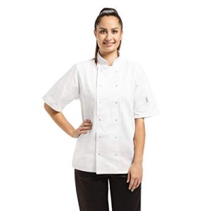 Whites Chefs odzież A211 L Vegas Chef kurtka, krótki rękaw, biała Whites Chefs odzież A211 L Vegas Chef kurtka, krótki rękaw, biała