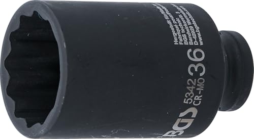 BGS 5342 Nasadka udarowa dwunastokątna 12,5 mm (1/2") 36 - obrazek 1