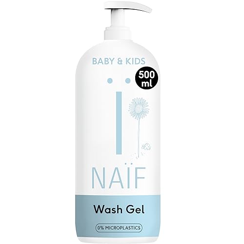 Naïf Oczyszczający żel pod prysznic 500 ml dla niemowląt i dzieci naturalne składniki 100% wegański