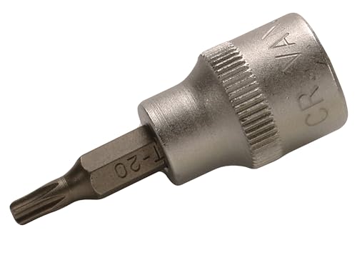 BGS 2571 Nasadka do bitów 10 mm (3/8") profil T (do Torx) z otworem T20 - obrazek 1