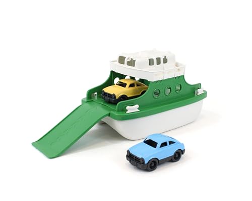 Green Toys Zabawka do wanny z promem, zielona/biała, 25 cm x 15 16,3 Green Toys Zabawka do wanny z promem, zielona/biała, 25 cm x 15 16,3