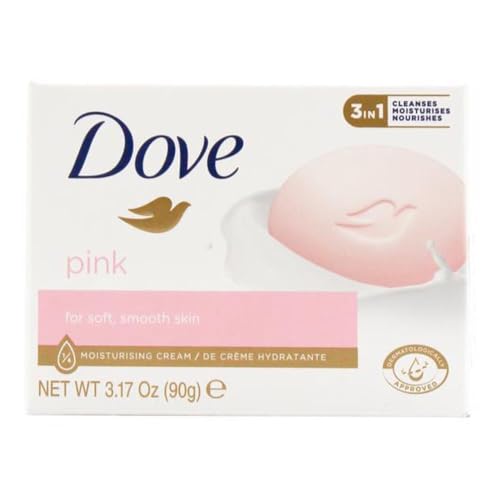 Dove, Pink, nawilżające mydło w kostce, 100 g - obrazek 1